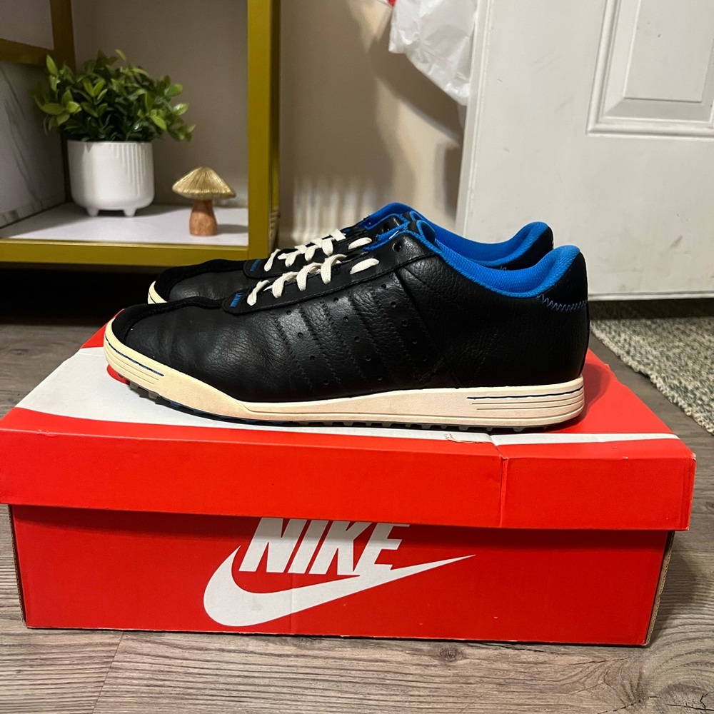 Adidas Men’s Adicross II Golf Shoes Black Blue 671659